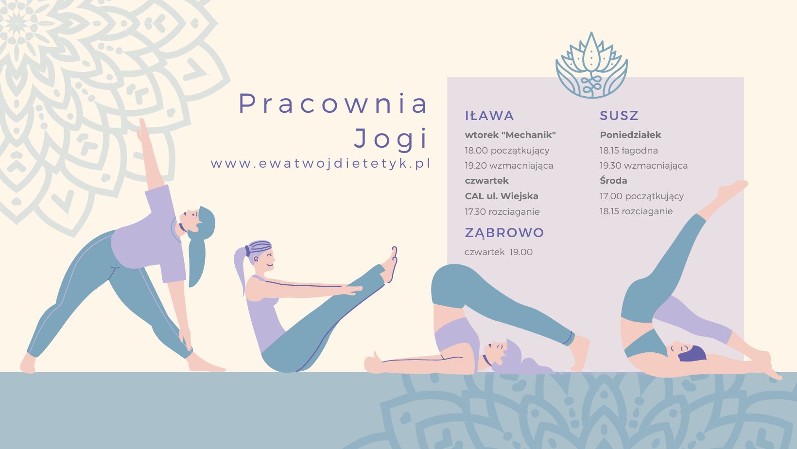 joga Iława, joga susz, grafik jogi, zajecia jogi Iława